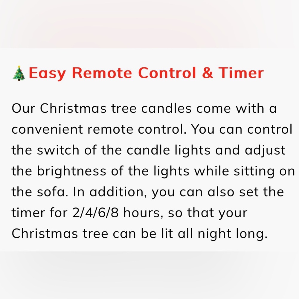 NIB twelve (12) flameless Christmas tree candles with dangling snowflakes ❄️ - Picture 7 of 13